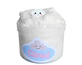 scented cloud slime, cloud slime, slime shop, custom cloud slime, soft stretchy slime, scented cloud slime, best seller slime, slime gifts
