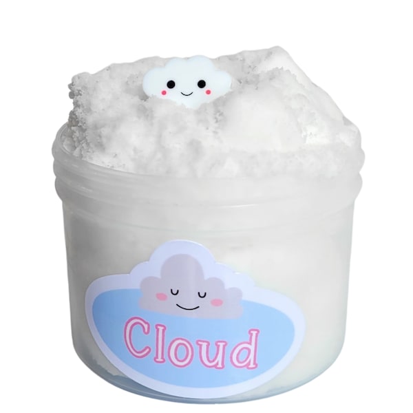scented cloud slime, cloud slime, slime shop, custom cloud slime, soft stretchy slime, scented cloud slime, best seller slime, slime gifts