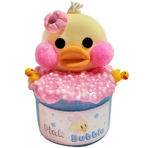Bave de canard, bave de canard en caoutchouc, bave de canard pour bain moussant, boutique de slime, slime kawaii mignon, cadeaux slime pour enfants, cadeaux de panier de Pâques pour les enfants