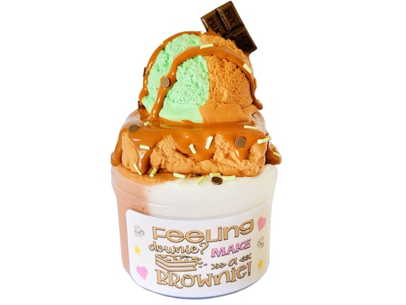 Brownie Cloud Cream DIY Slime Kit: Scented Sensory Toy