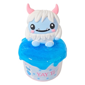 cute Yeti slime, clay slime, icee slime, slime shop, slime, slime for kids, gifts for kids, stocking stuffers for kids, asmr slime