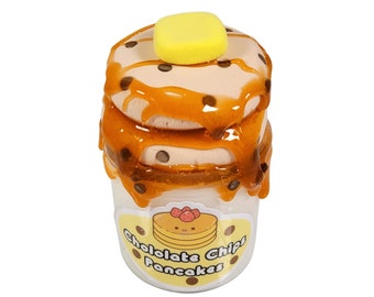 Kit de slime de mantequilla y panqueques con chispas de chocolate: actividad para niños