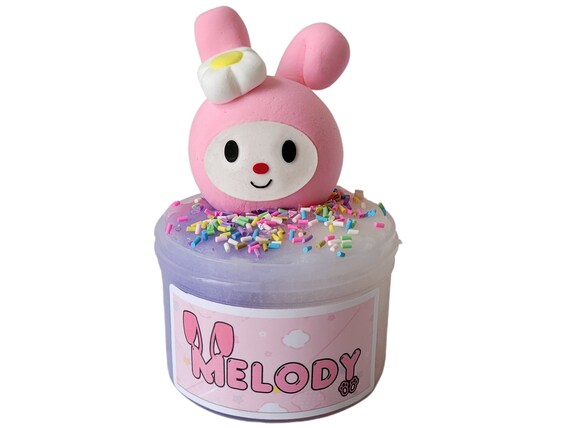 Slime de lapin Melody, slime crème nuage d'argile bricolage, slime