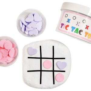 Tic Tac Toe DIY slime kit, cloud cream slime, slime gift box set, slime clay, slime shop, cloud slime, asmr slime, kids slime, diy slime kit