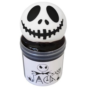 Jack slime, Nightmare slime, before slime, Halloween slime, slime shop, clear black diy clay slime kit, kids activities, kids slime gift