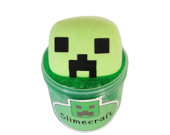 Regalo para Minecrafter, cumpleaños de Minecrafter, regalo para sobrino o sobrina, kit de slime DIY para niños de Minecrafter, regalo para gamer, slime de Minecrafter, Slime Creeper
