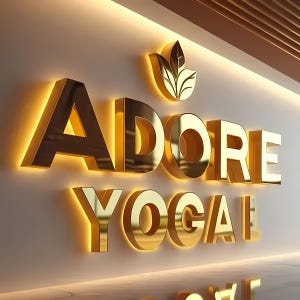 Insegna retroilluminata 3D per attività commerciali, insegna con logo in metallo, insegna a LED 3D, insegna per attività commerciali, insegna retroilluminata, insegna per hall, insegna per reception, lettere retroilluminate a LED