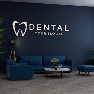 Tooth Signage Custom Dental Sign | Acrylic Dentist Office Sign | 3D Dental Logo ...