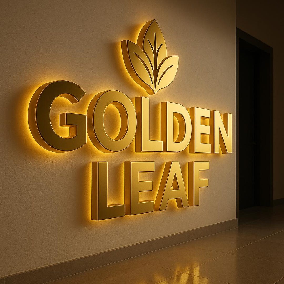 Outdoor Metal Sign | Backlit Sign for Business | Metal Sign | Indoor ...