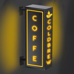 Light Box Custom Sign for Cafe, Restaurant, Store Front Sign, Dentist Sign, Storefront Sign, Projecting Light Box, Illuminated Sign