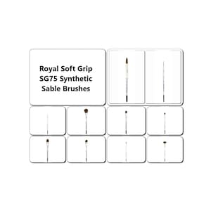 Royal Soft Grip Synthetic Sable Brushes