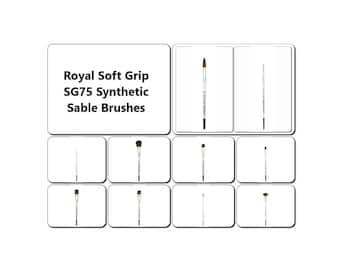 Royal Soft Grip Synthetic Sable Brushes