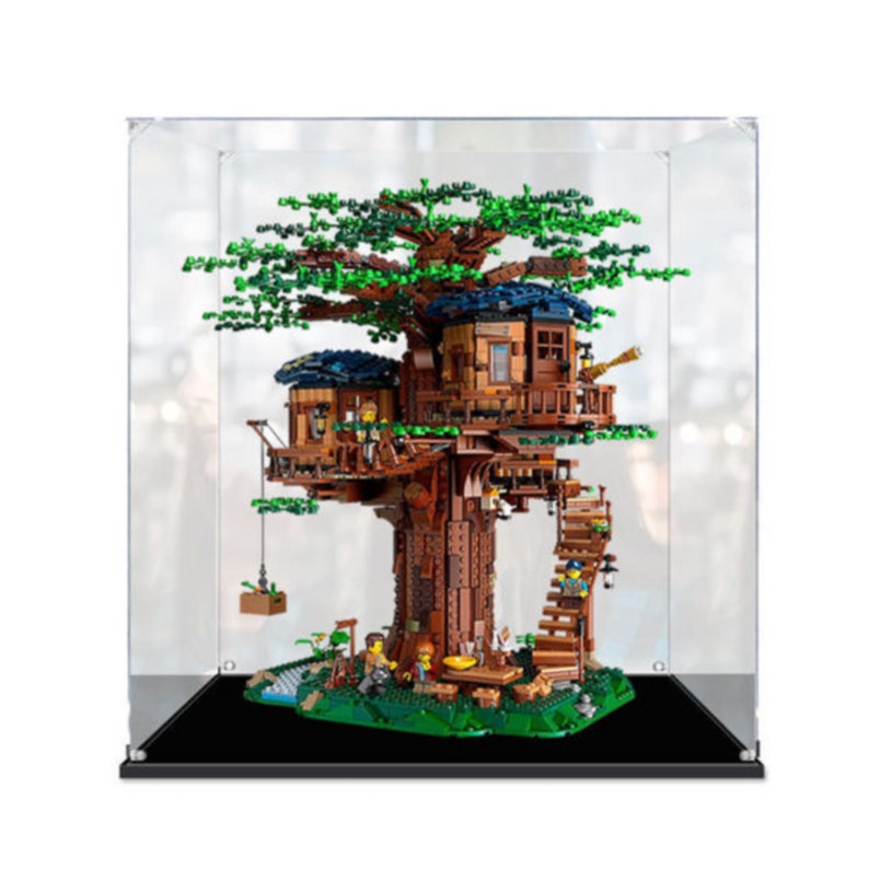 Acrylic Display Case for LEGO 21318 Ideas Tree House Figure Storage Box
