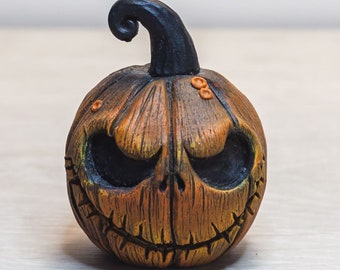 Jack o Lantern Mini Kürbis / Jack Skellington / Mini Kürbis / Alptraum vor Weihnachten / Jack Skellington Fanart