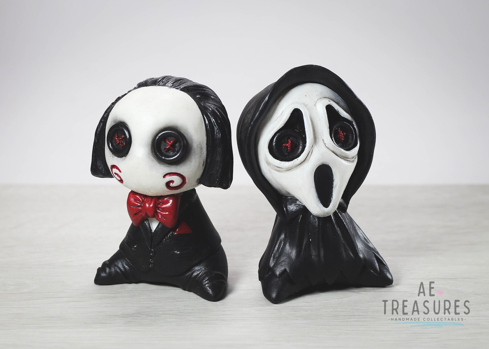 Mini horror figures / horror figures / inspired by Scream / inspired by Saw / fan art horror / Horror Movies