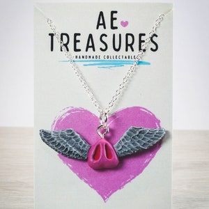 Fan art jewellery / inspired by Madness Returns / pig Snout / pig necklace / Alice