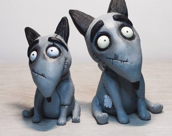 Zombie Hund/ funky / funky Fanart / inspiriert von sparky Frankenweenie / Tim Burton Fan Art