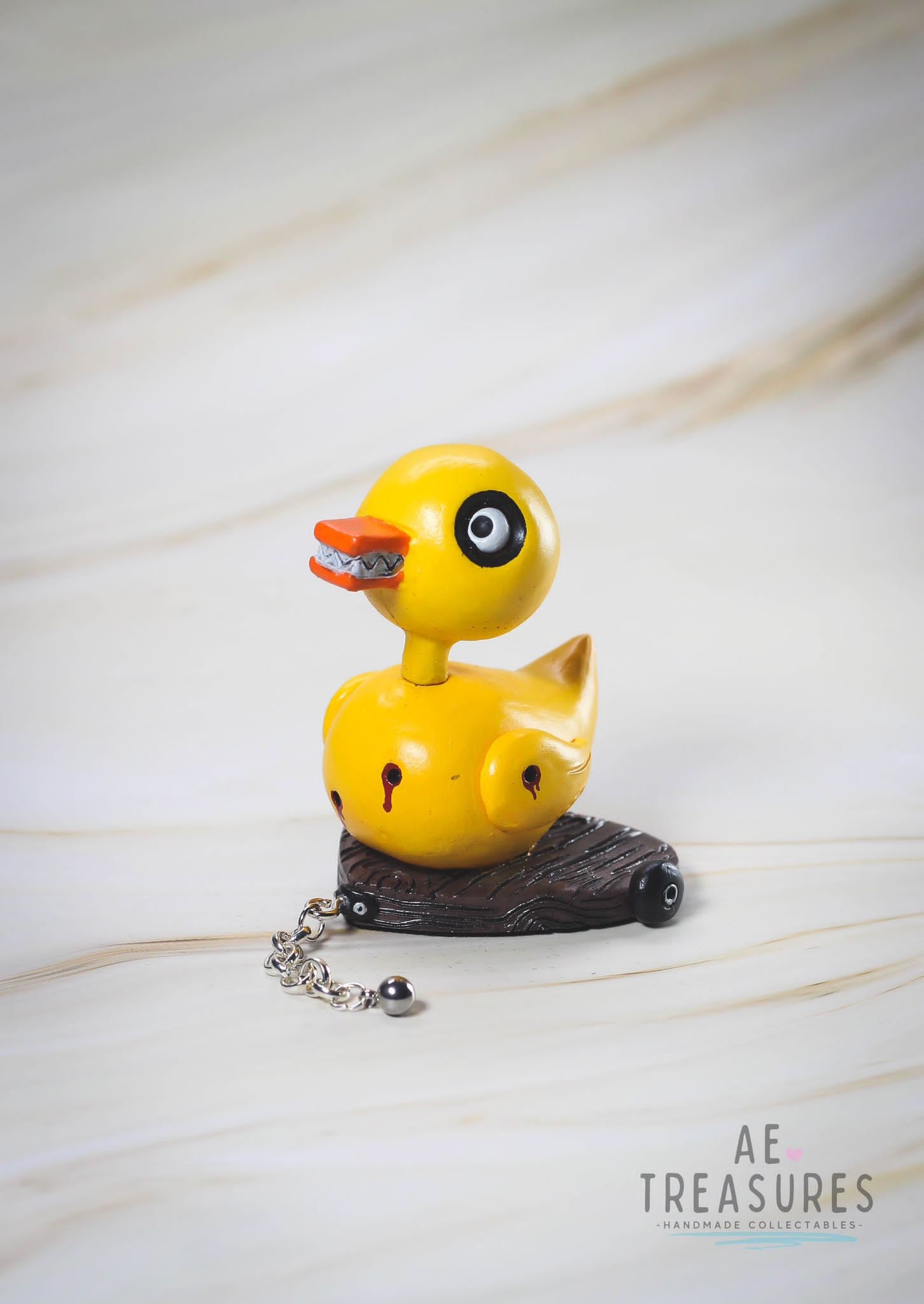 Scary Duck / Nightmare Duck / Mini Duck Figure / Spooky Duck