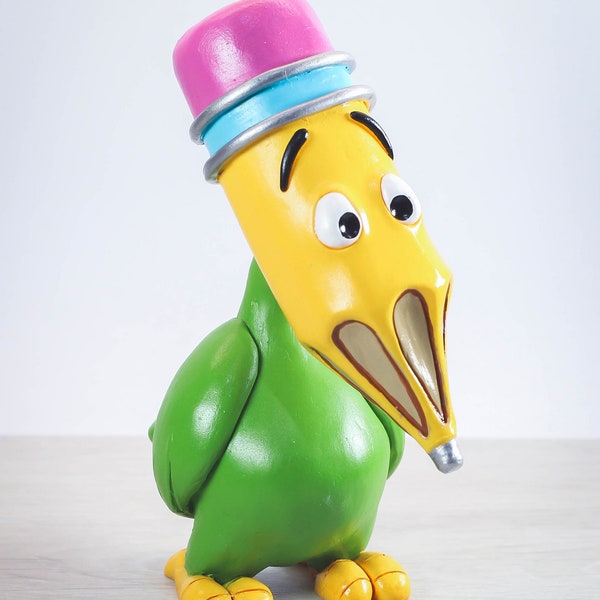 Pencil bird / unsual creatures / alice in wonderland / tugley wood / bird figurine