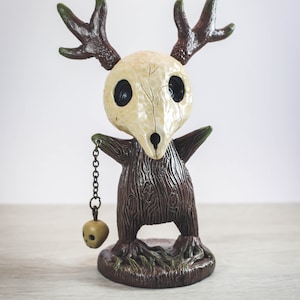 Figurine inspired by wendigo, Leshy/Leshen / Cute creepy / forest monster / mythical monster / mythical creature / horror collectable