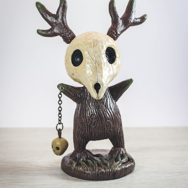 Figurka inspirowana wendigo, Leshy/Leshen / Słodki i przerażający / leśny potwór / mityczny potwór / mityczne stworzenie / przedmiot kolekcjonerski z horroru