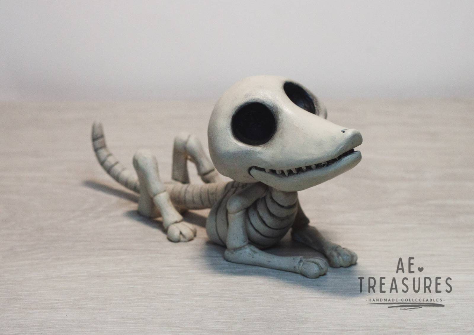 Skelett Hund Figur