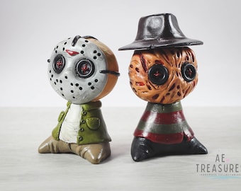 Figuras de Terror / Miniaturas de Terror / Filmes de Terror / Figuras de Filmes de Terror / Sexta-Feira 13 / Rua do Pesadelo