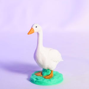 Desk Goose Sculpture Office Decor Home Gift Animal Figurine