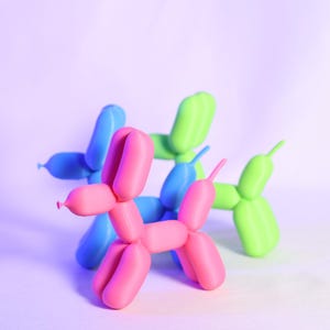 Balloon Dog Sculpture Balloon Animal Statue Modern Home Decor Pop Art Inspired Gift