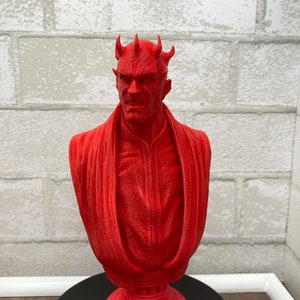 Darth Maul Bust Star Wars Decor Scultura di alta qualità del Signore dei Sith Regalo perfetto per i fan di Star Wars Figura da collezione di Darth Maul