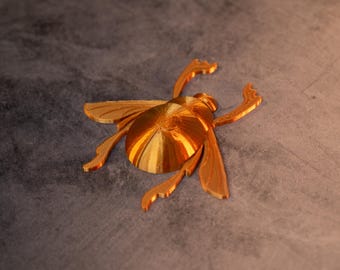 Golden scarab beetle charm for Aladdin enthusiasts Egyptian-inspired Aladdin Golden Scarab charm
