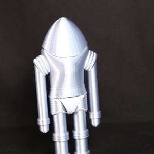 Earth vs. the Flying Saucers Robot Sci-Fi Decor Retro Collectible Robot Unique Gift for Sci-Fi Fans Classic Movie Memorabilia Vintage Robot image 9