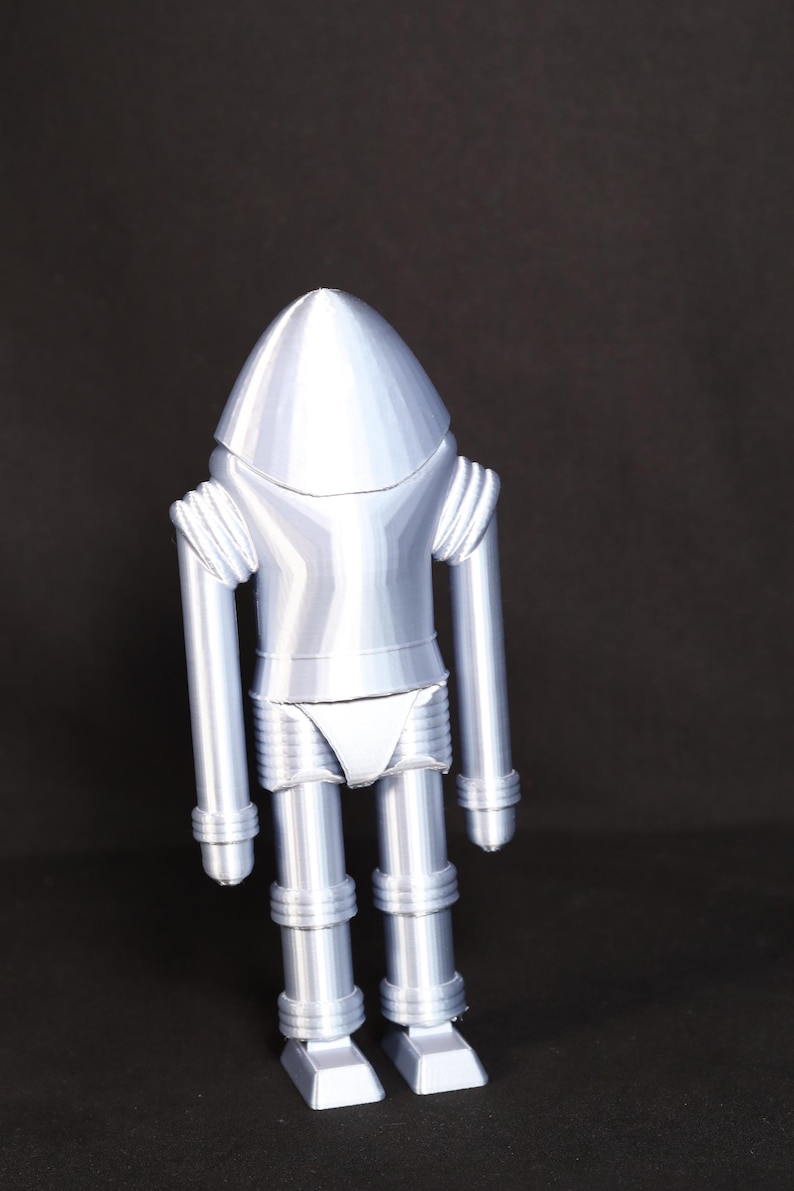 Earth vs. the Flying Saucers Robot Sci-Fi Decor Retro Collectible Robot Unique Gift for Sci-Fi Fans Classic Movie Memorabilia Vintage Robot image 9