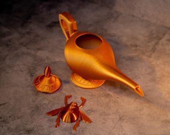 Lámpara mágica de Aladino impresa en 3D