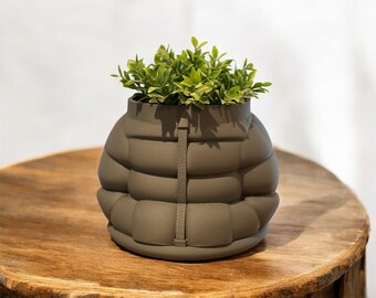 Cache-pot gonflé, décoration d'intérieur moderne unique