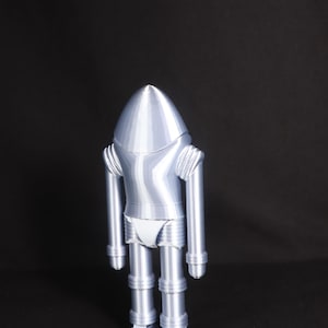 Earth vs. the Flying Saucers Robot Sci-Fi Decor Retro Collectible Robot Unique Gift for Sci-Fi Fans Classic Movie Memorabilia Vintage Robot image 10