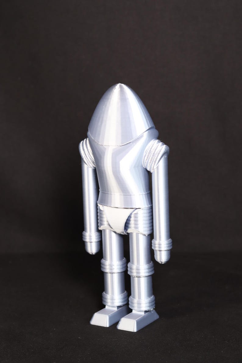 Earth vs. the Flying Saucers Robot Sci-Fi Decor Retro Collectible Robot Unique Gift for Sci-Fi Fans Classic Movie Memorabilia Vintage Robot image 8