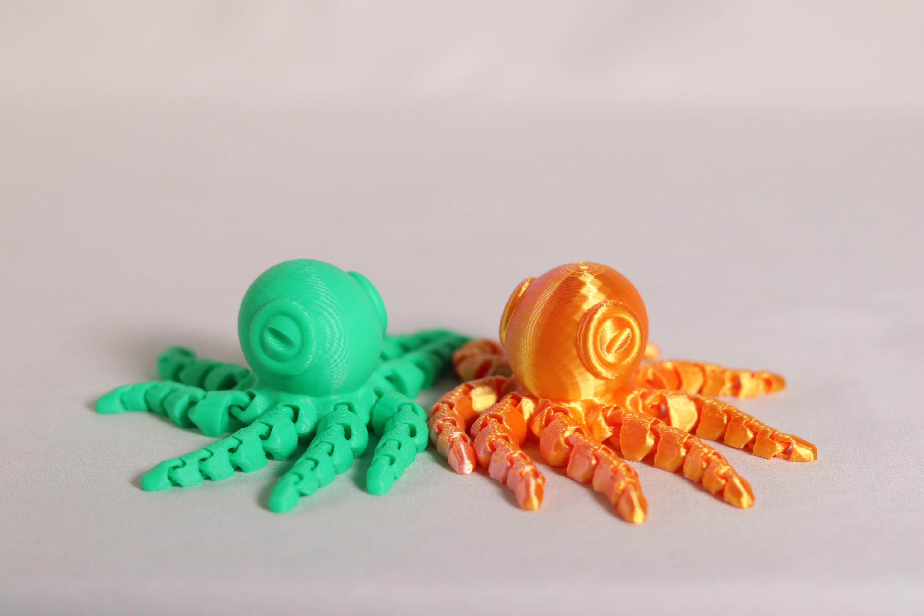 Flexible Octopus Toy High Quality Desk Decor Stress Relief Fidget Toy ...