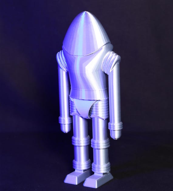 Earth vs. the Flying Saucers Robot Sci-Fi Decor Retro Collectible Robot Unique Gift for Sci-Fi Fans Classic Movie Memorabilia Vintage Robot