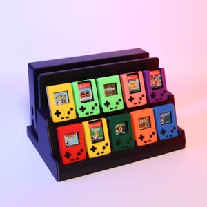 Mini étui pour station d'accueil Gameboy pour cartouche de jeu Switch pouvant contenir 10 jeux accessoire de jeu rétro organisateur de jeu compact parfait pour les joueurs