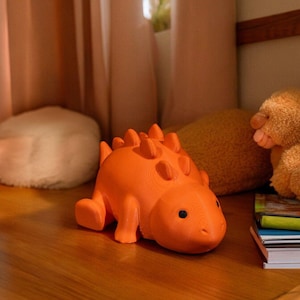 Baby Stegosaurus Figurine Dinosaur Toy Cute Dino Collectible Perfect Gift for Kids and Dinosaur Lovers Nursery Decor Prehistoric Toy