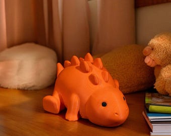 Baby Stegosaurus Figurine – Cute Dinosaur Nursery Decor, Dino Toy