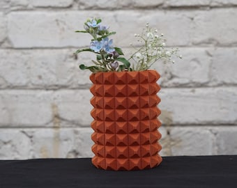 Jarrón de puercoespín Jarrón decorativo moderno Diseño único con pinchos Elegante acento para el hogar Perfecto para decoración contemporánea y artística
