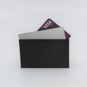 Portafoglio flessibile sottile e minimalista con porta carte per uomo e donna, protezione RFID, portafoglio da viaggio leggero con fermasoldi