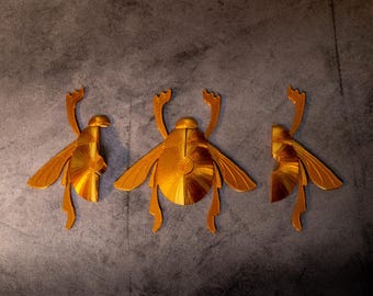黄金のスカラベのチャーム：エジプト風アラジンコレクターズ