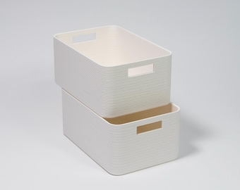LayerBox Stackable Containers Modern Modular Storage Bin Baskets