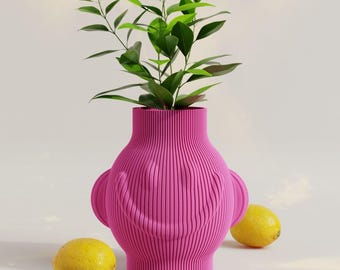 Lemon Vase Fruit Inspired Decorative Vase Modern Home Accent
