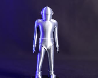 Gort The Robot With Base The Day the Earth Stood Still SciFi Figure Klaatu Barada Nikto Collectible Robot Perfect Gift for SciFi Fans Robot