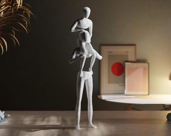 NObody Family Sculpture Modern Minimalist Figurine Decor