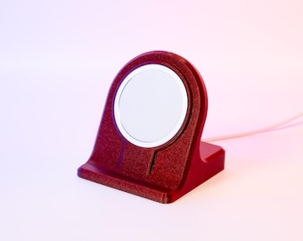 Kurzer MagSafe Stand Kompakter magnetischer Telefonhalter Minimalistisches Ladestation Schreibtischzubehör für Apple Benutzer Platzsparendes Telefondisplay